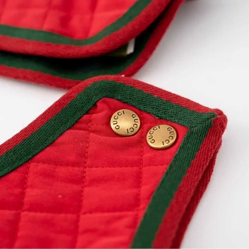 Brand new size L - Dog Pet Trench Coat GG Red Green